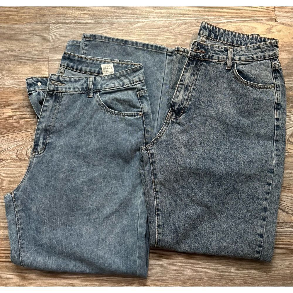 Lot of 2 wide leg‎ jeans size 32 from SHEIN